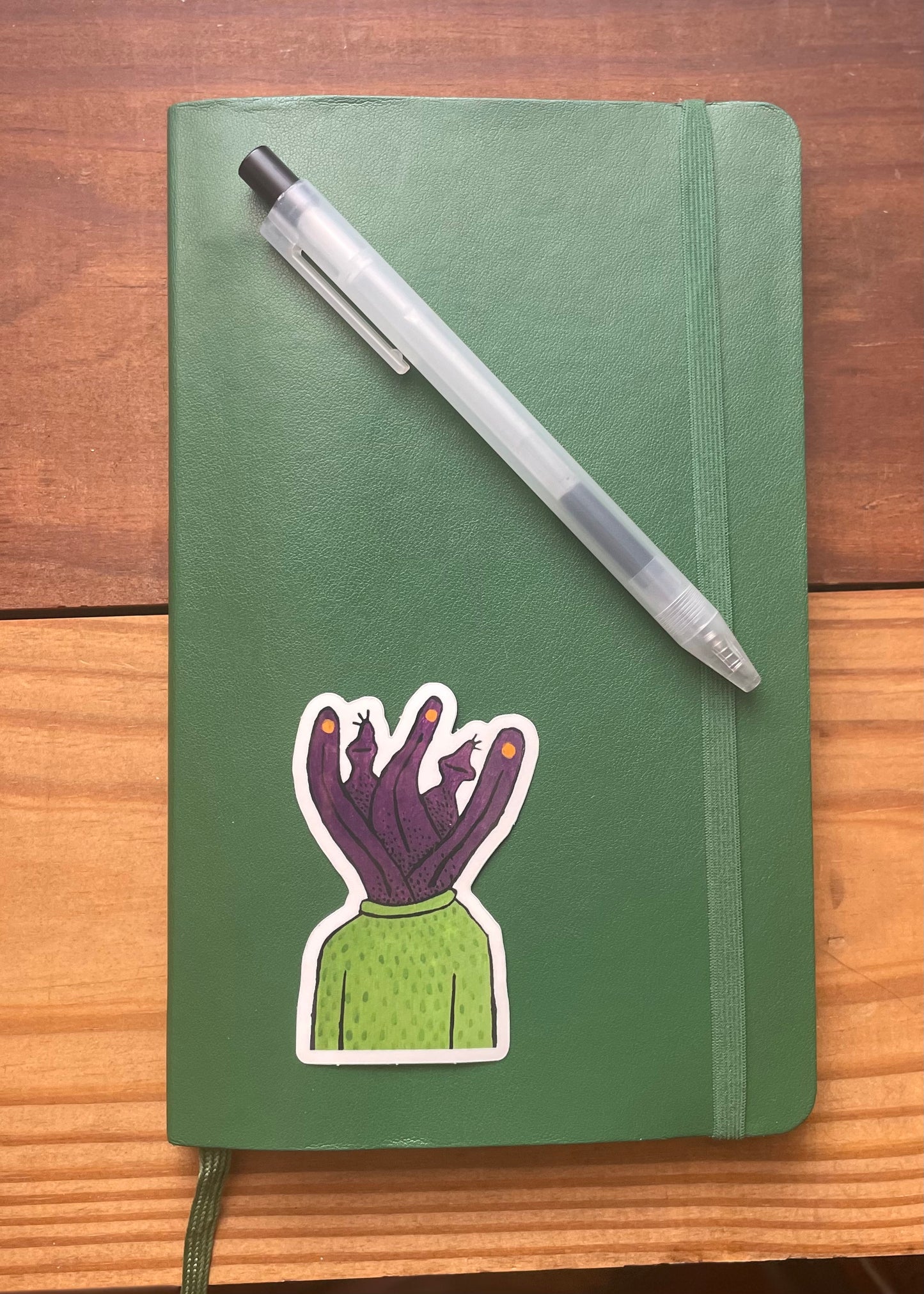 Amoeba Head - 3" Sticker