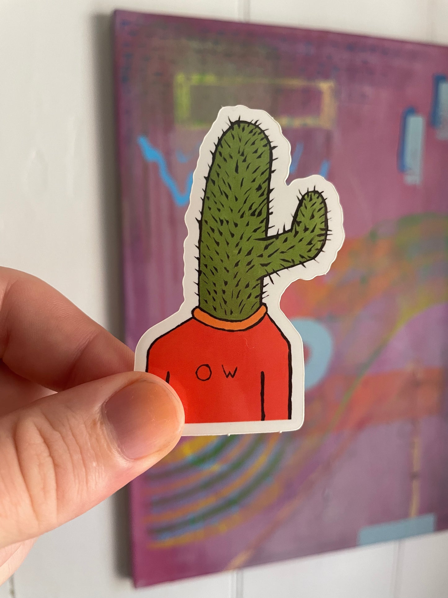 Cactus Head - 3" Sticker